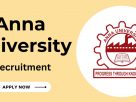 Anna University Recruitment 2025