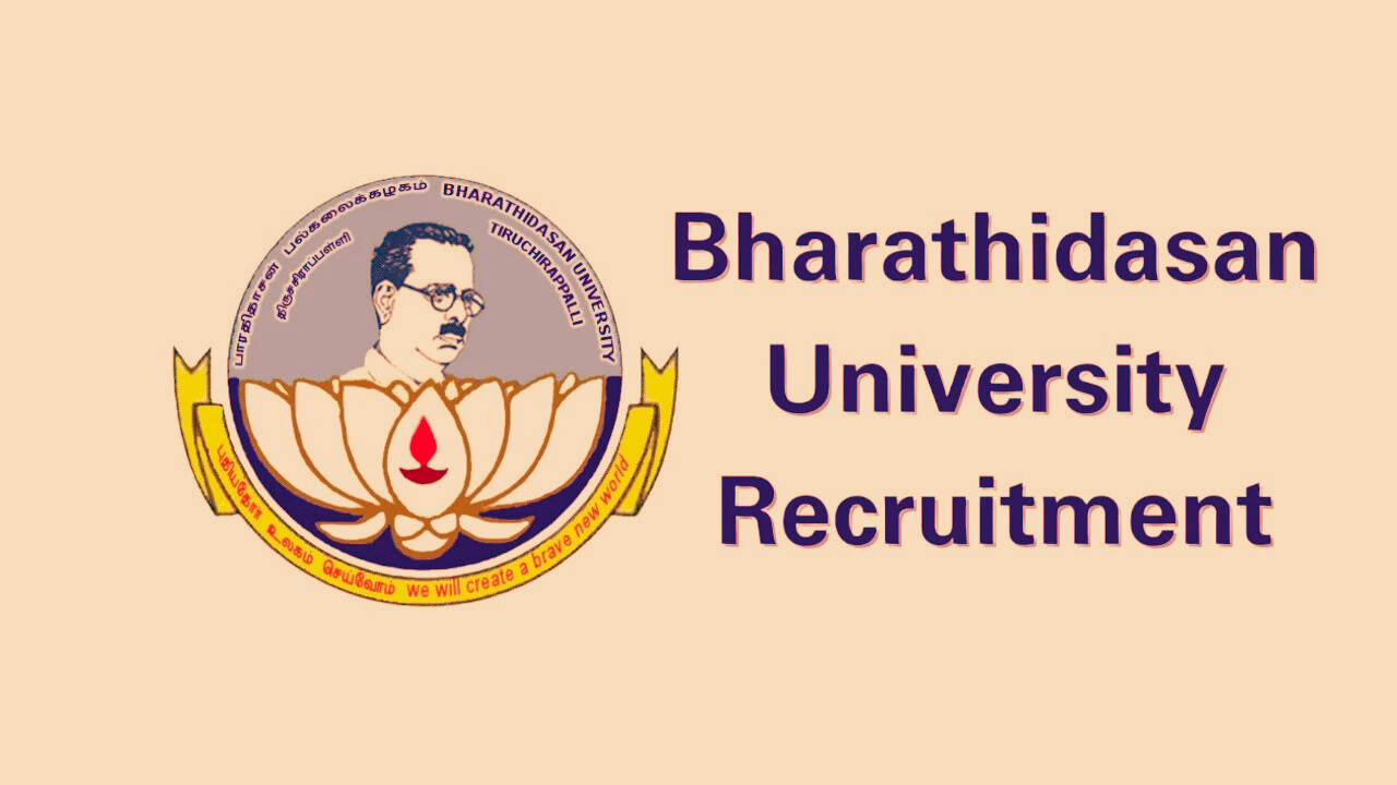 Bharathidasan University Recruitment 2024