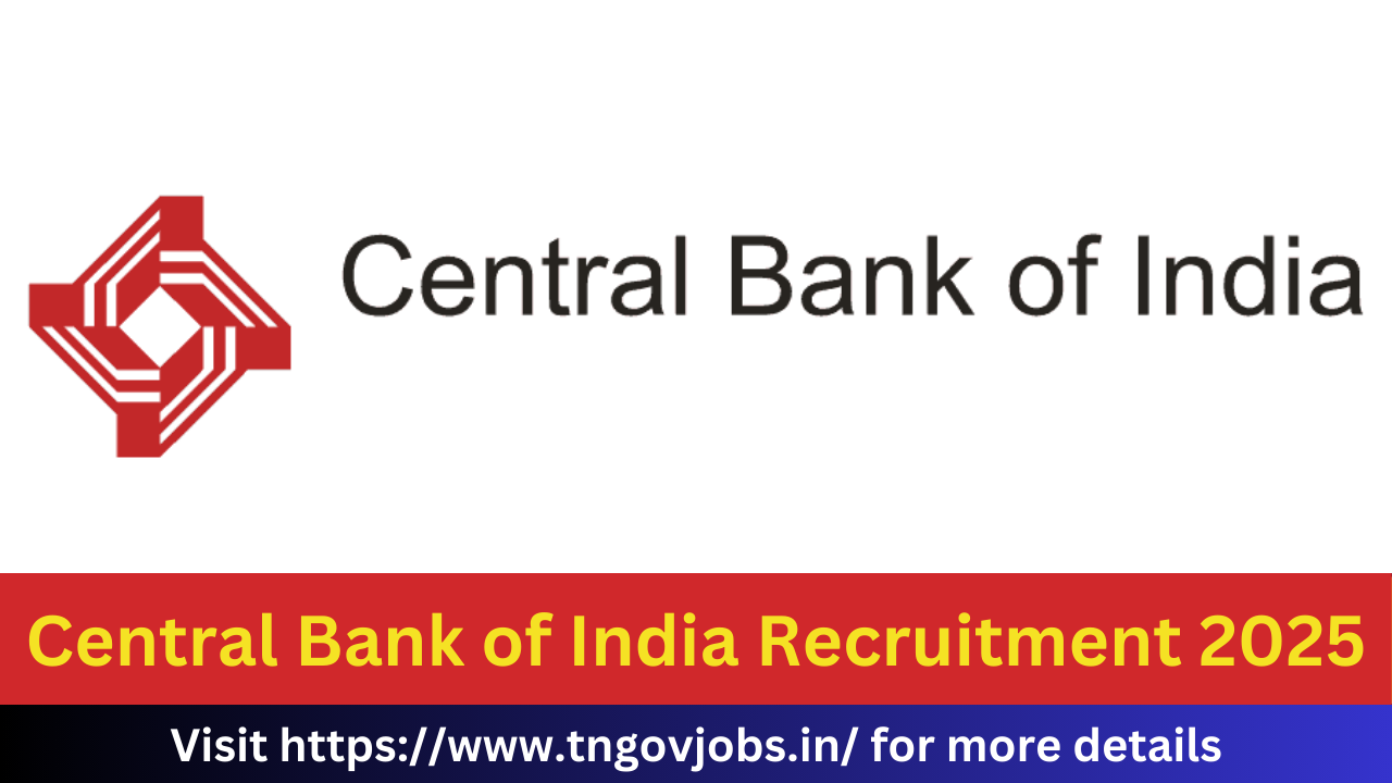 Central Bank of India Recruitment 2025