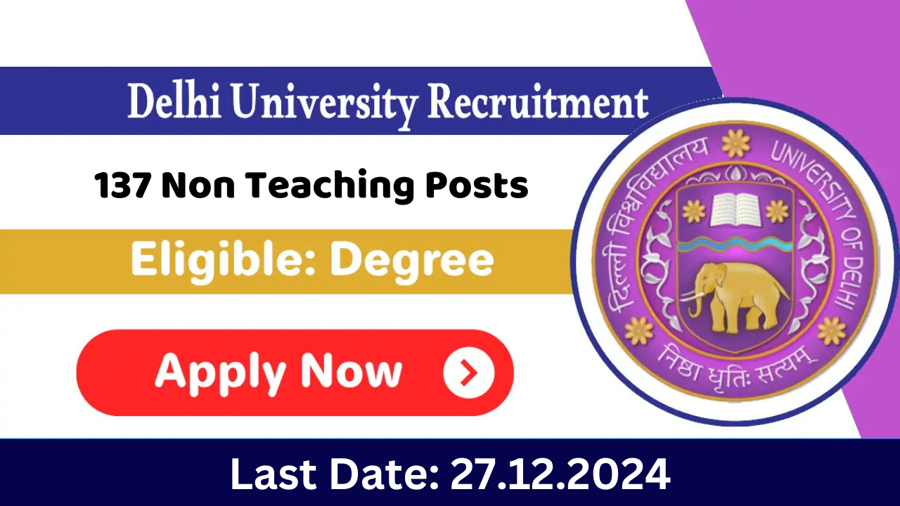 Delhi University Recruitment 2025