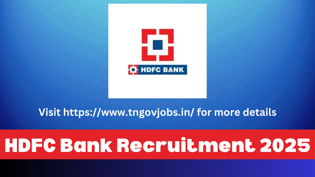 HDFC Bank Recruitment 2025