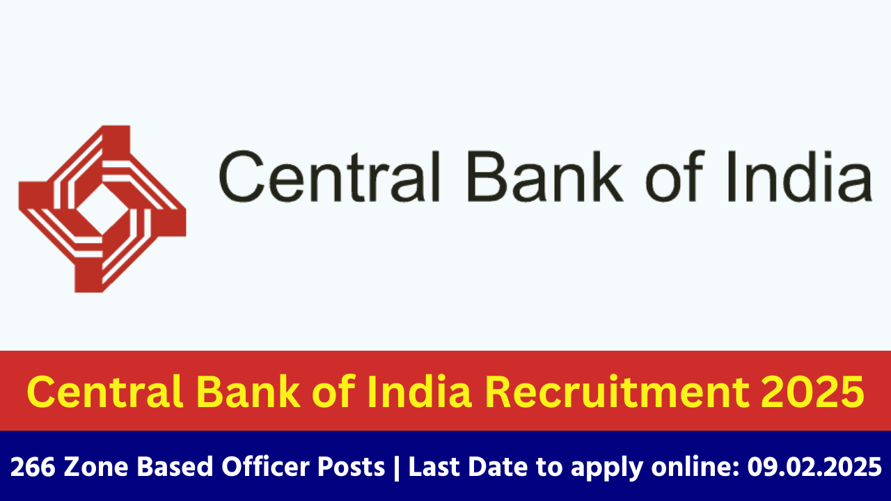 Central Bank of India Recruitment 2025