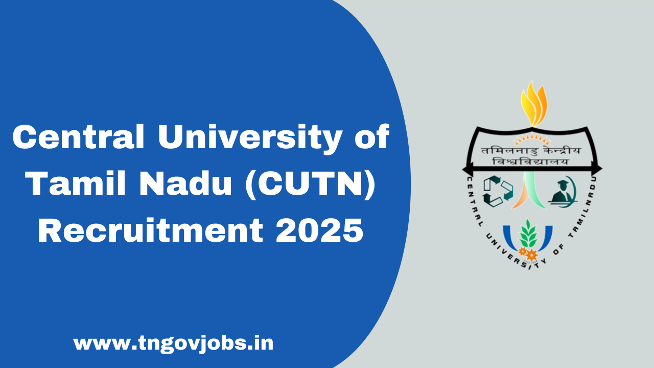 Central_University_of_Tamil_Nadu_Recruitment_2025