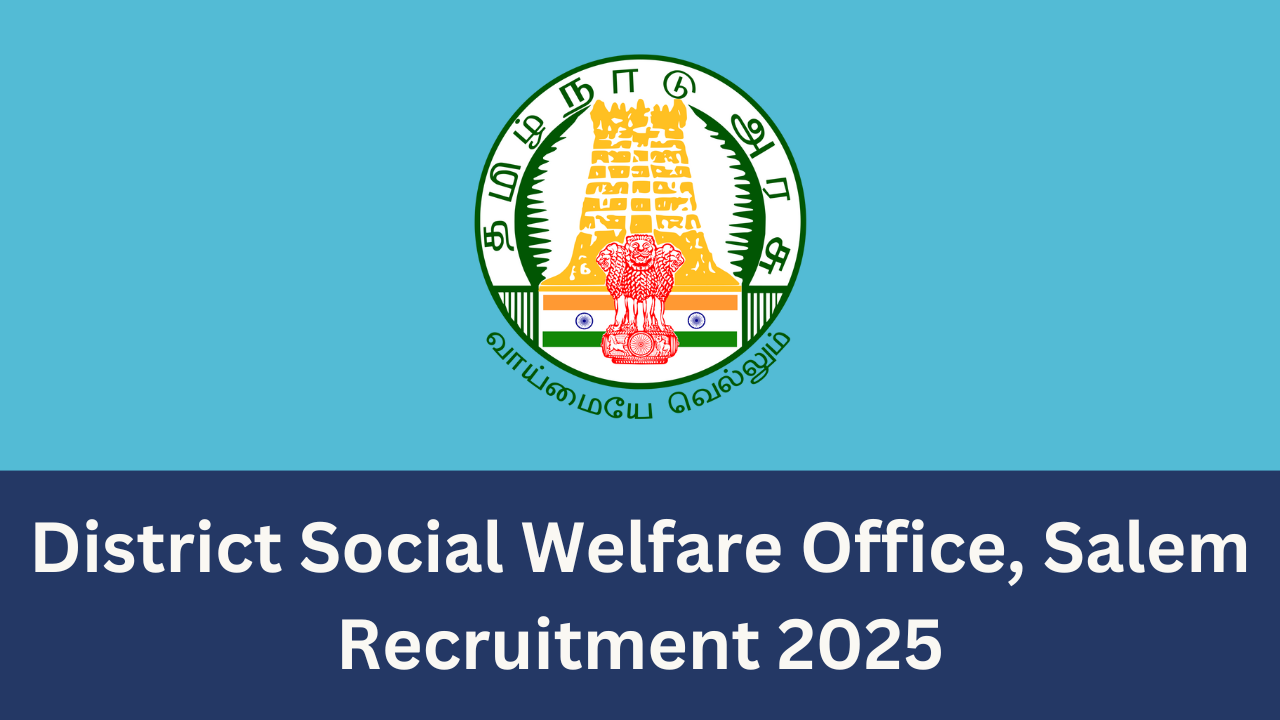 DSWO Salem Recruitment 2025