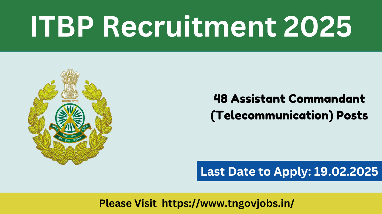 ITBP Recruitment 2025