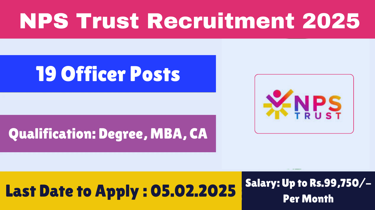 NPS Trust Recruitment 2025