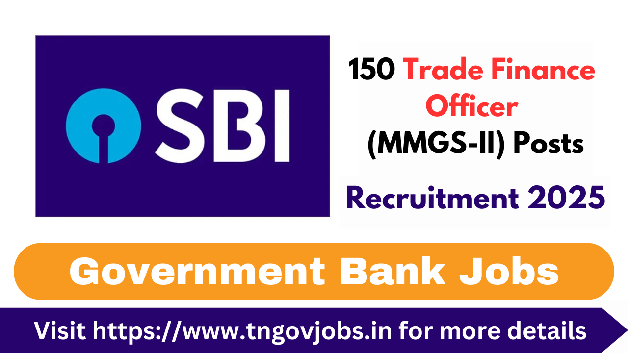 SBI Trade Finance Officer Recruitment 2025