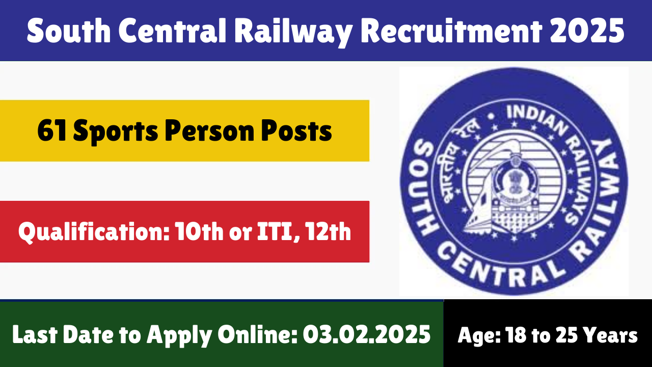 SCR Sports Person Recruitment 2025