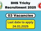 Trichy DHS Recruitment 2025