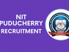 nit puducherry recruitment