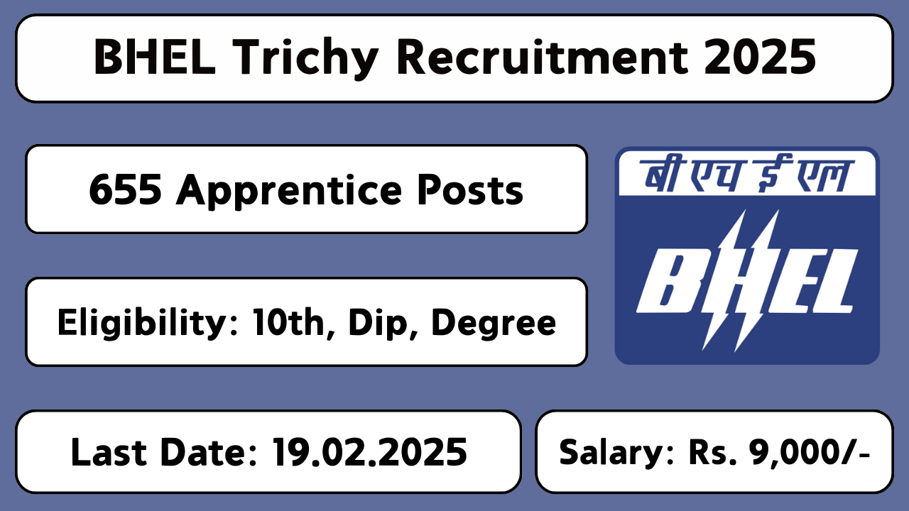 BHEL Trichy Recruitment 2025