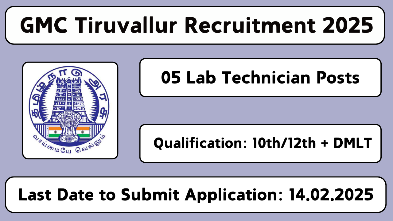 GMC Tiruvallur Recruitment 2025