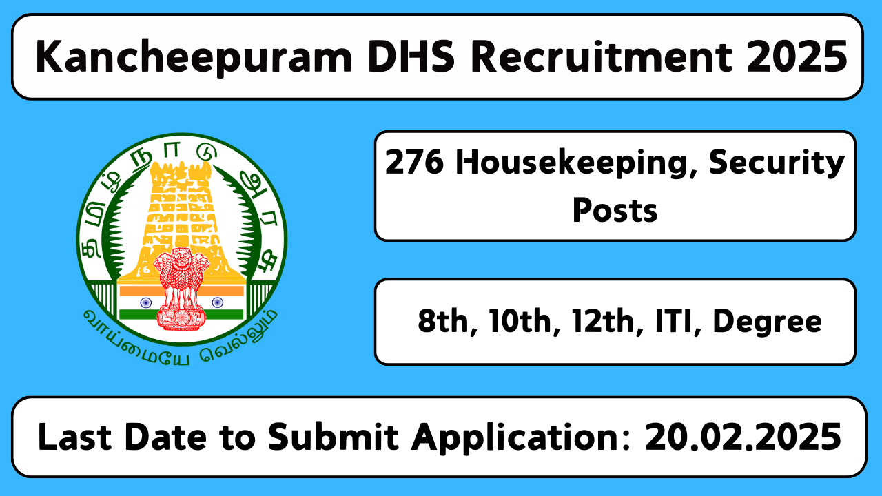 Kancheepuram DHS Recruitment 2025