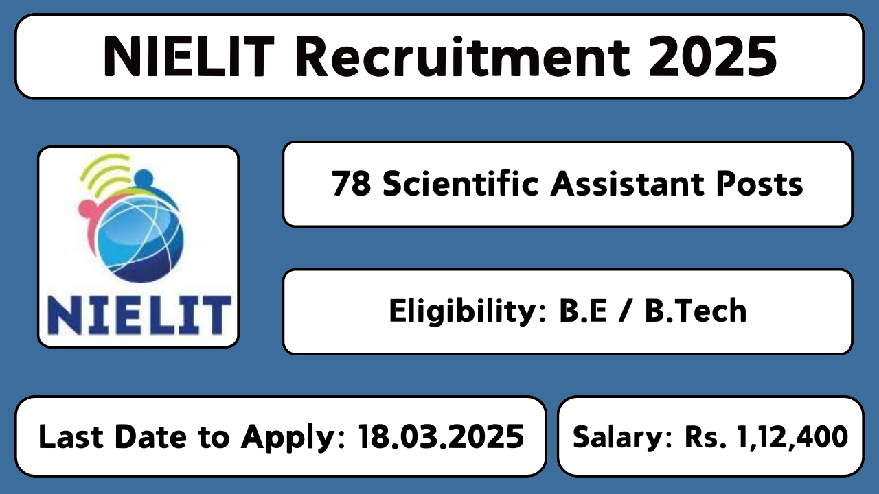 NIELIT Recruitment 2025