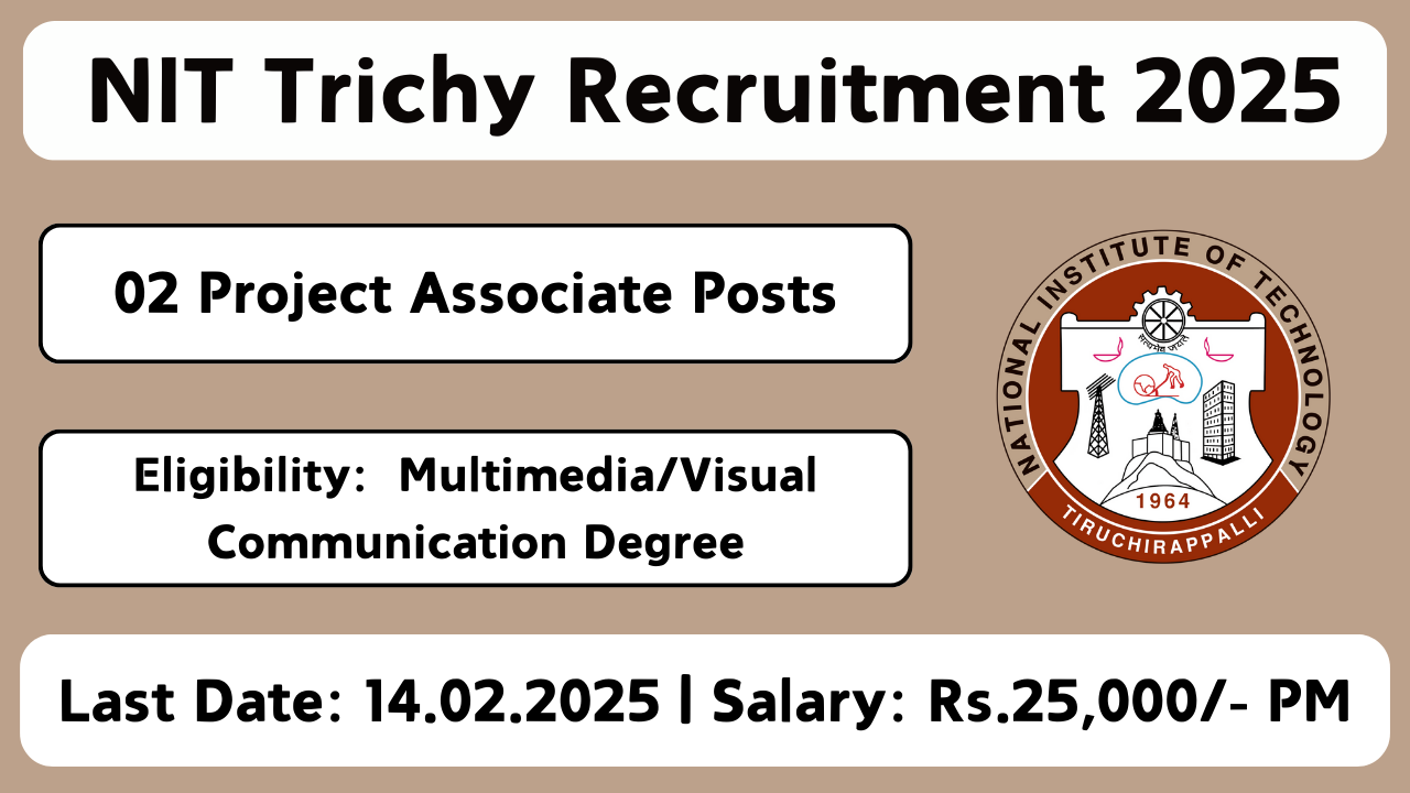 NIT Trichy Recruitment 2025