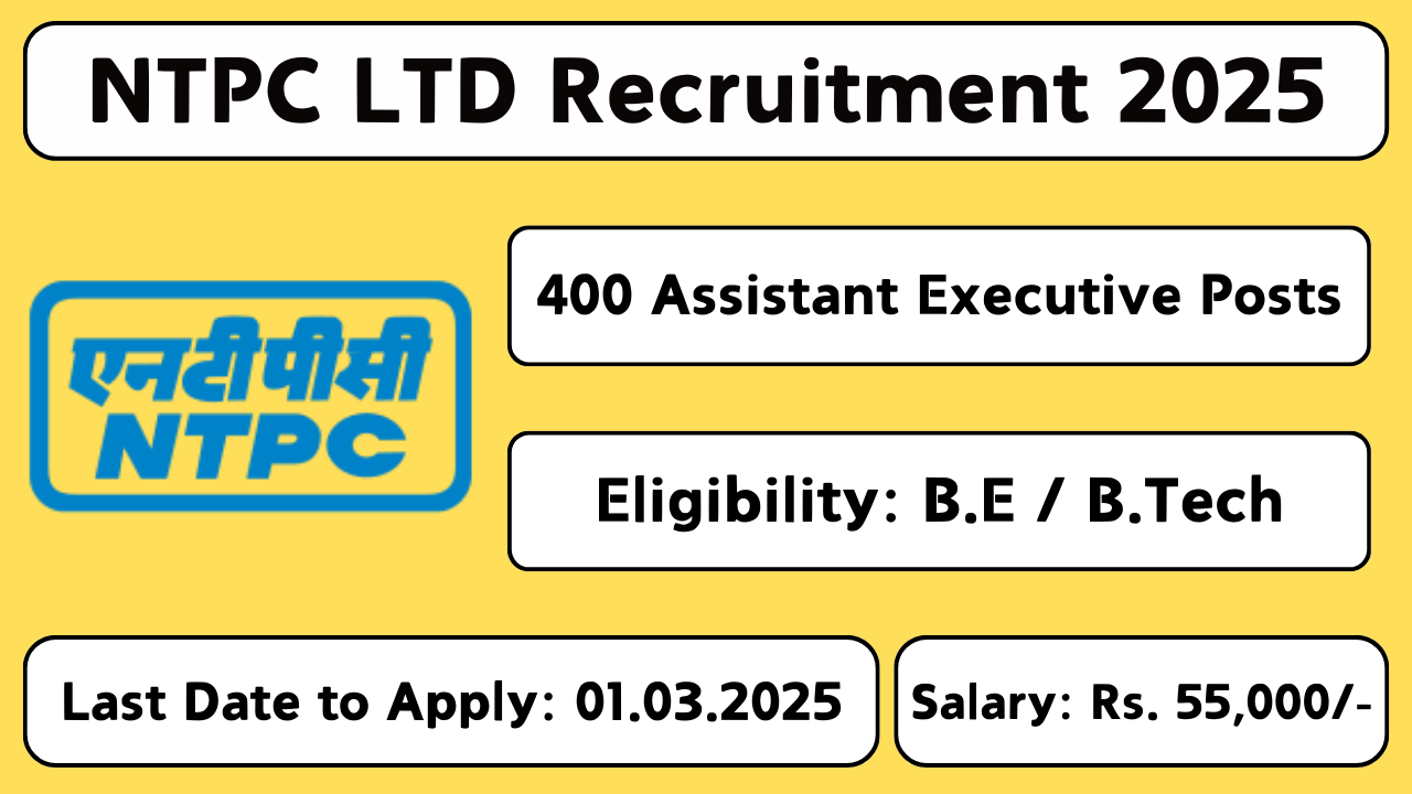 NTPC Limited Recruitment 2025