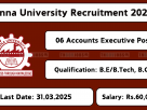 Anna University Recruitment 2025 for Project Scientist and Associate Posts.