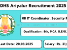 DHS Ariyalur Recruitment 2025 – Counsellor and Sanitary Worker Jobs in Tamil Nadu