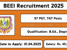 BEL Educational Institution Recruitment 2025 – PGT and TGT Vacancies in Bengaluru, Karnataka