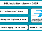 BEL Hyderabad recruitment 2025 for Technician and Engineering Assistant Trainee. Apply online before 09-Apr-2025.