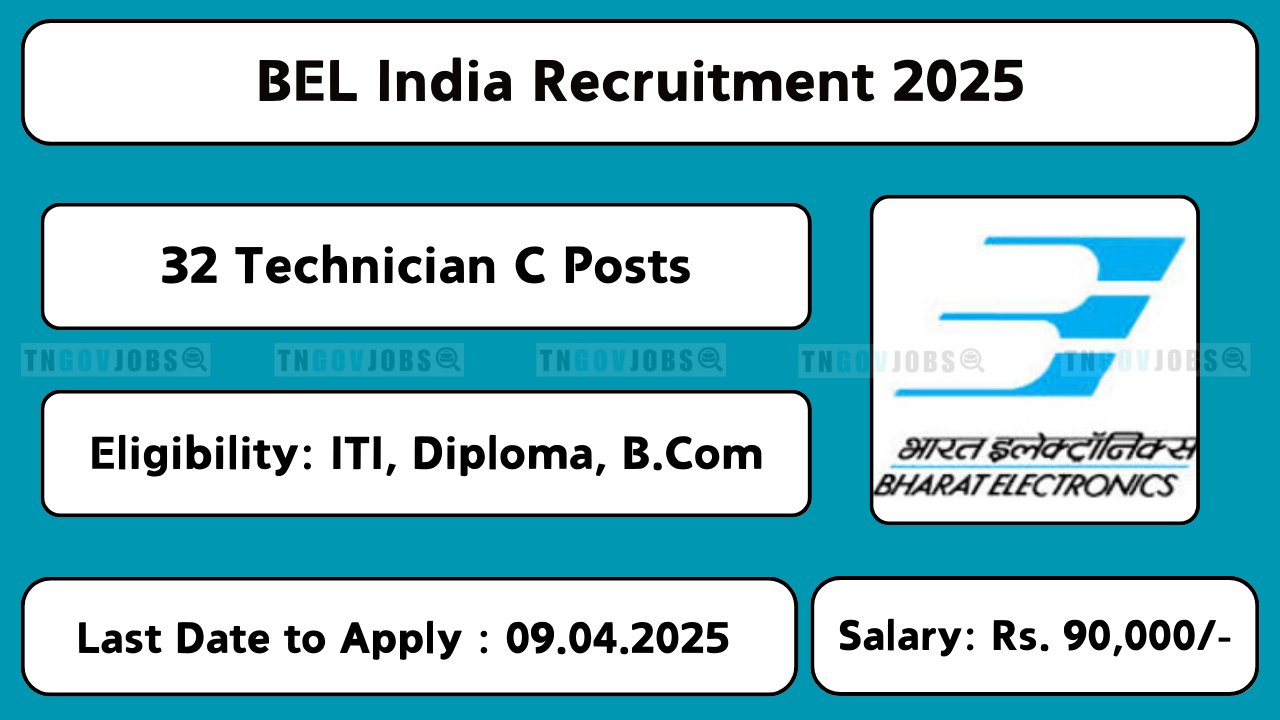 BEL Hyderabad recruitment 2025 for Technician and Engineering Assistant Trainee. Apply online before 09-Apr-2025.