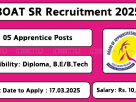 BOAT SR Chennai Recruitment 2025 – Apply Online for Graduate and Diploma Apprentice Posts