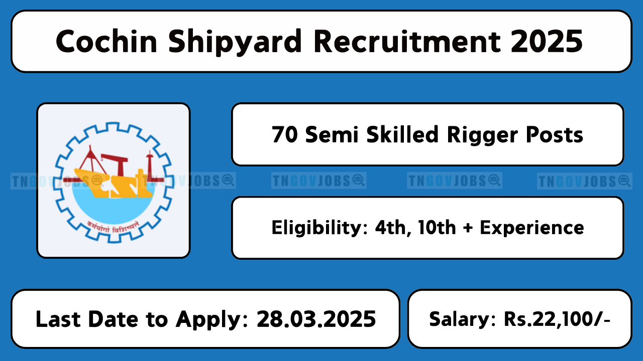 CSL Recruitment 2025 – Apply for 70 Scaffolder and Semi-Skilled Rigger Posts