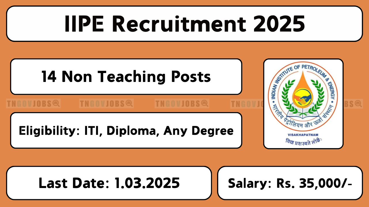 IIPE Hiring Junior and Lab Assistants – Apply Online