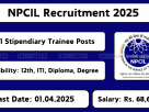 NPCIL Recruitment 2025 – 391 Scientific Assistant, Stipendiary Trainee, Assistant, Nurse, and Technician Posts