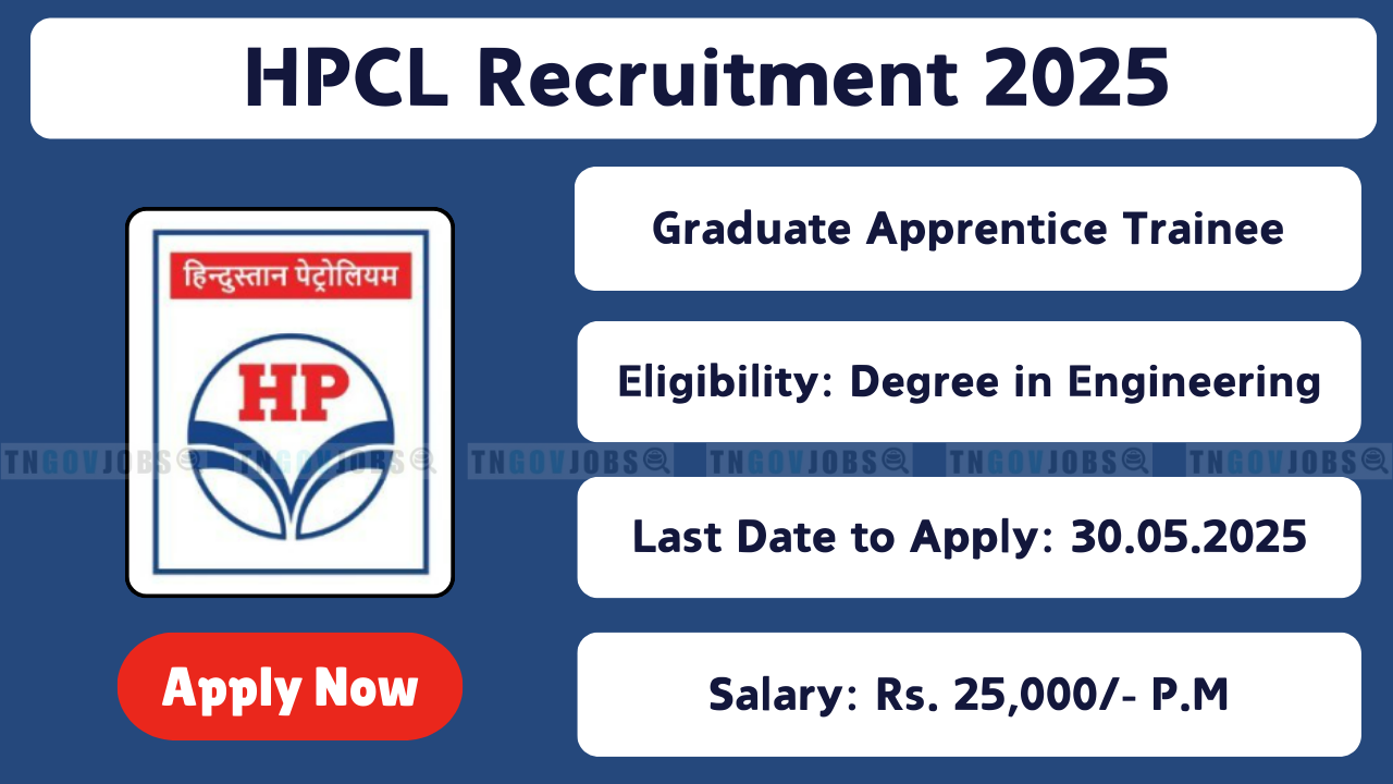 HPCL Graduate Apprentice Recruitment 2025 – Apply Online