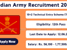 Indian Army TES 54 Recruitment 2025 – Apply Online for 10+2 Technical Entry Scheme Jan 2026