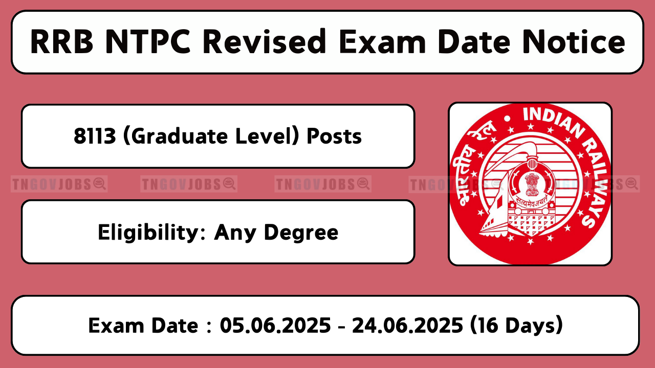 RRB NTPC 2024 CBT-1 Exam Date and Hall Ticket Download Info