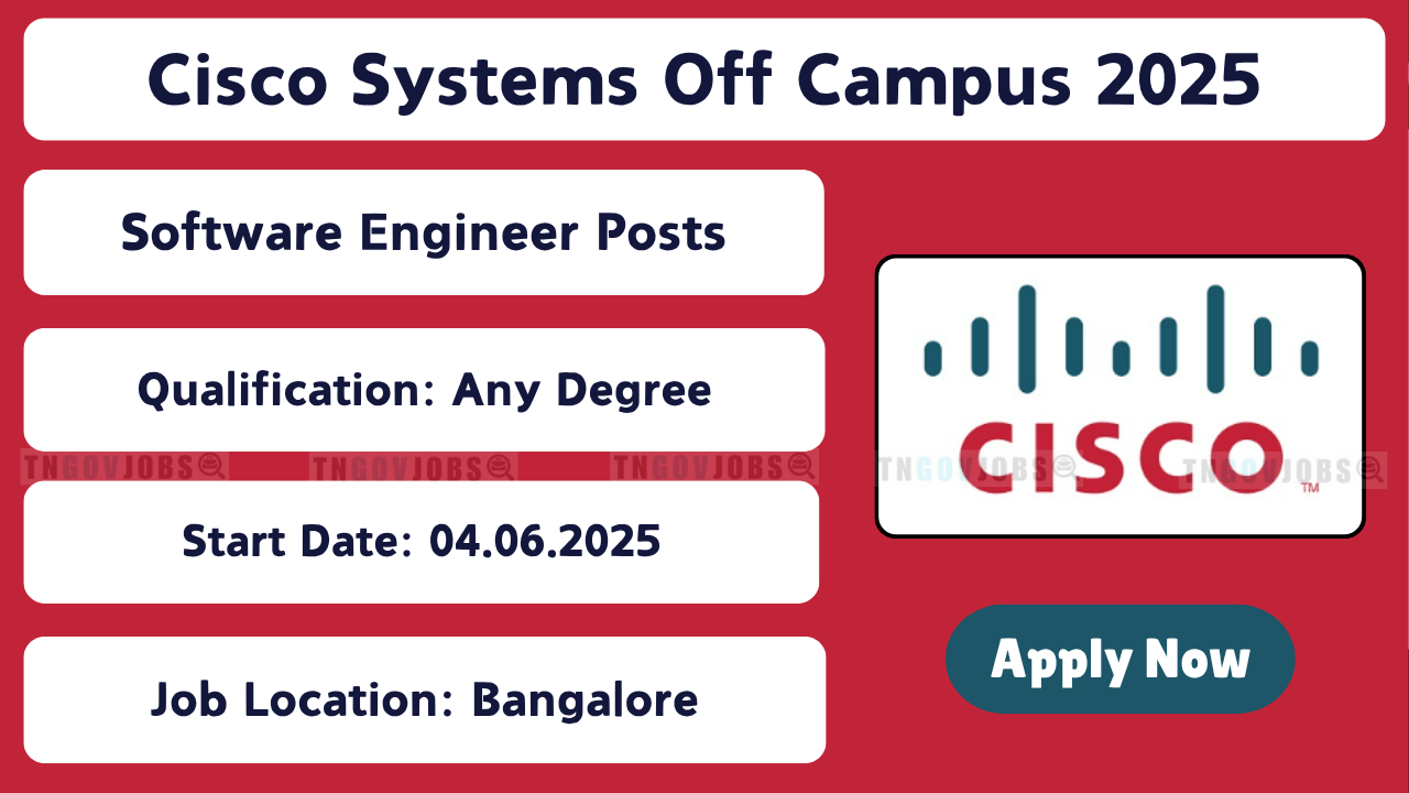 Cisco Off-Campus Drive 2025 – Apply for Software Engineer Roles