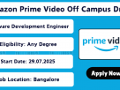 Amazon Prime Video is hiring Software Development Engineers in Bangalore for its Sports team – Apply now