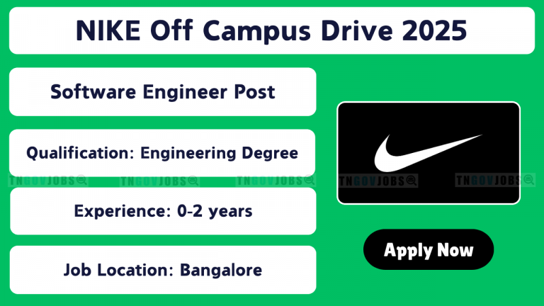 Nike Off Campus Drive 2025: Software Engineer Posts; Apply Now!