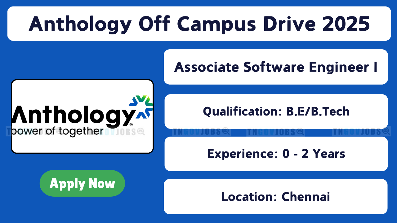 Anthology hiring Associate Software Engineer I in Chennai for Ally product (Hybrid Remote)