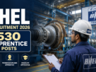 **Alt Text:** BHEL Trichy Recruitment 2026 – 530 Apprentice Posts for Trade, Technician Diploma and Graduate Apprentices.
