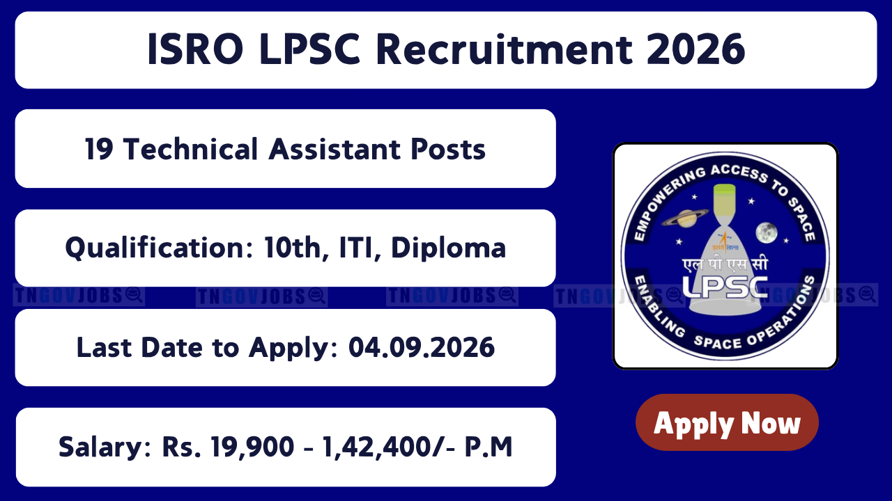 ISRO LPSC Recruitment 2026