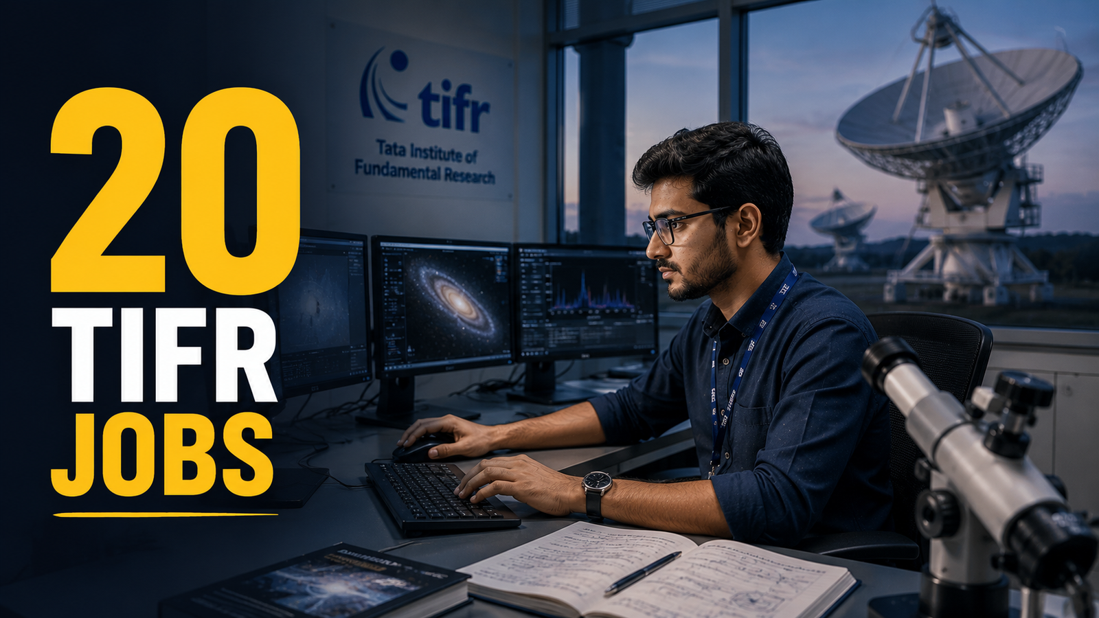NCRA TIFR Recruitment 2026 for Clerk, Driver, Engineer, Technician and Administrative posts.