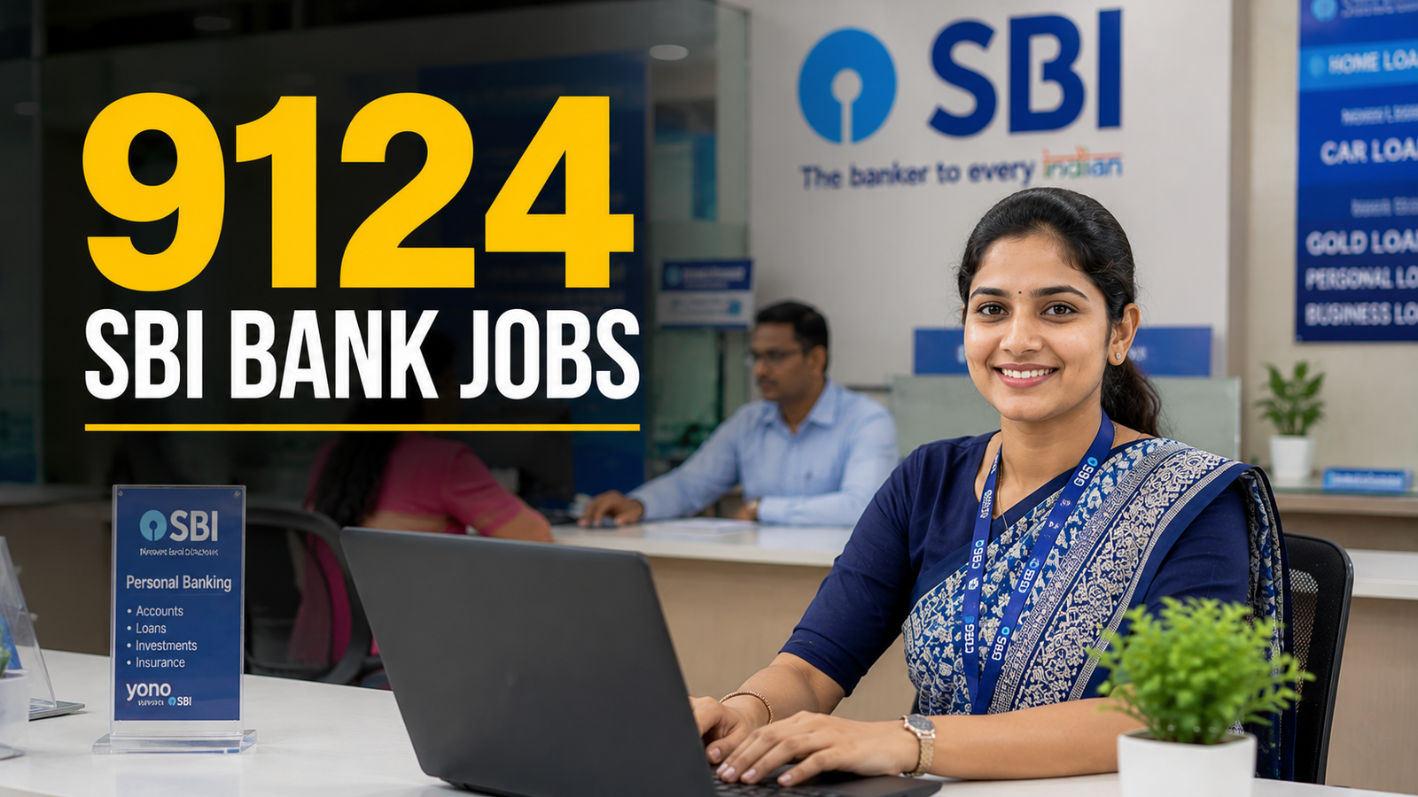 SBI Junior Associates Recruitment 2026 9124 Customer Support and Sales Jobs