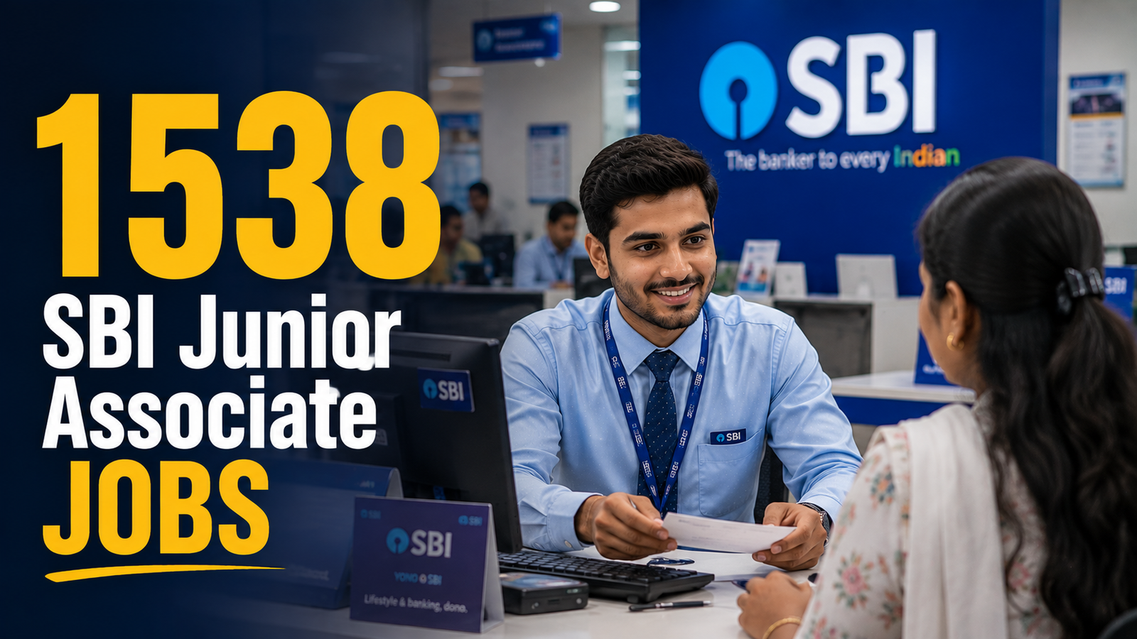 SBI Clerk Recruitment 2026 Junior Associate Customer Support and Sales Jobs