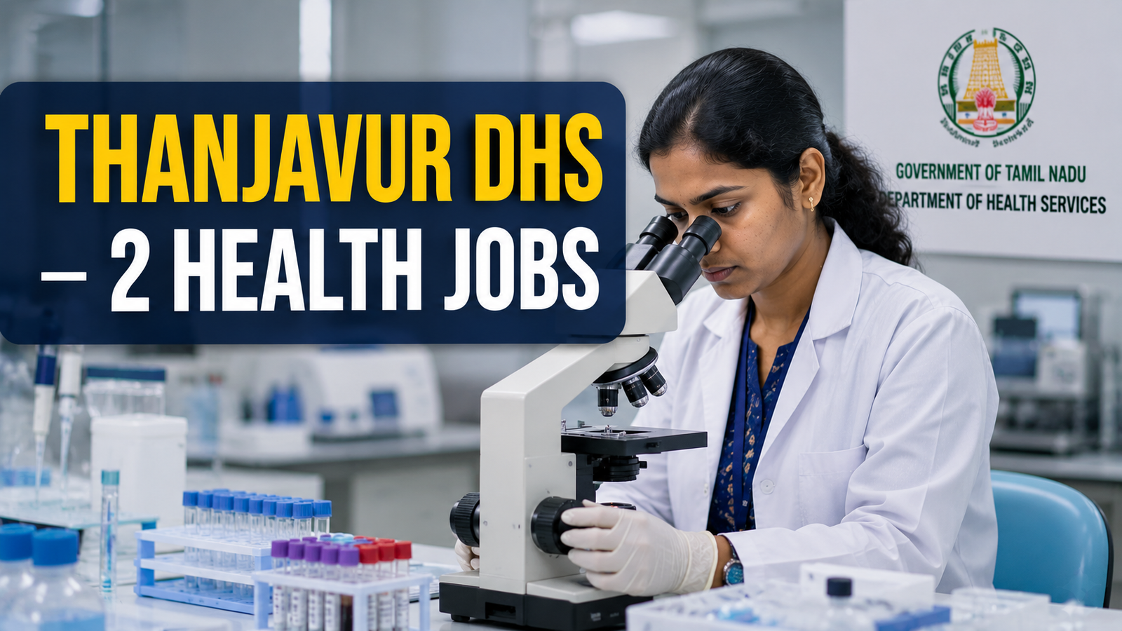 Thanjavur DHS Recruitment 2026 2 Health Department Jobs