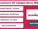 Accenture Off Campus Drive 2026