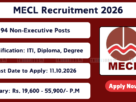 MECL Recruitment 2026
