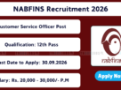 NABFINS Recruitment 2026