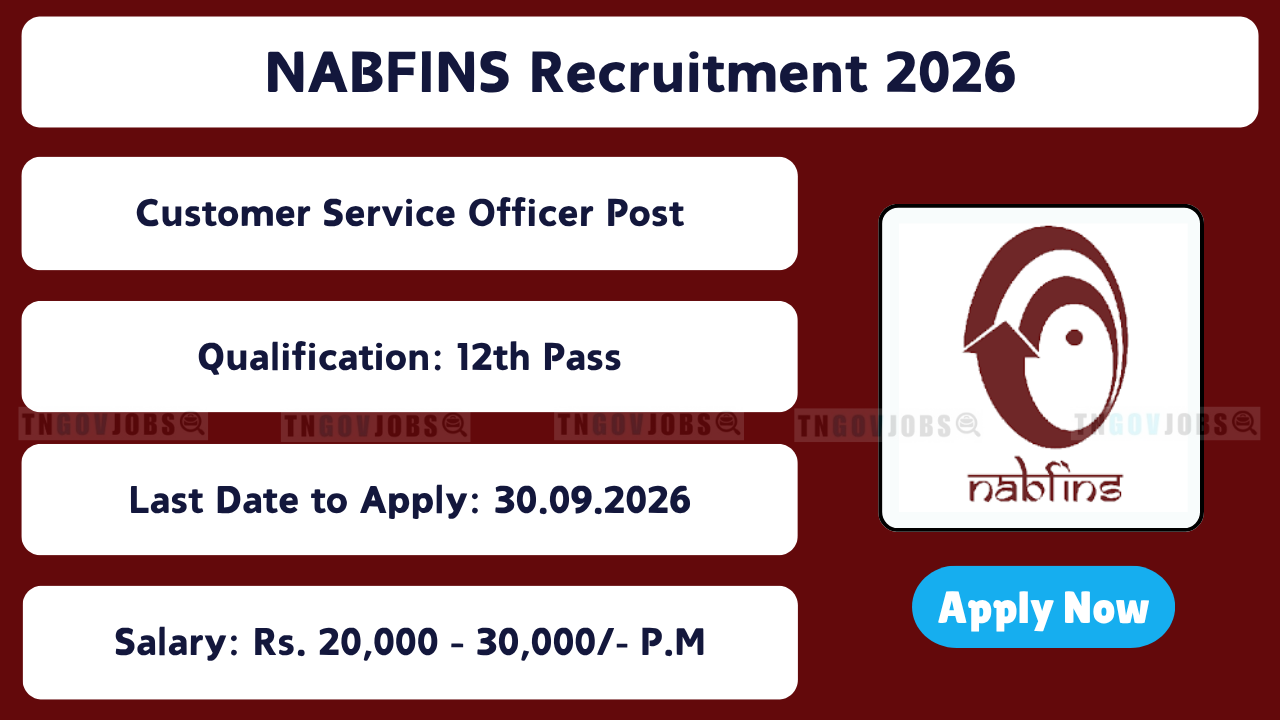 NABFINS Recruitment 2026