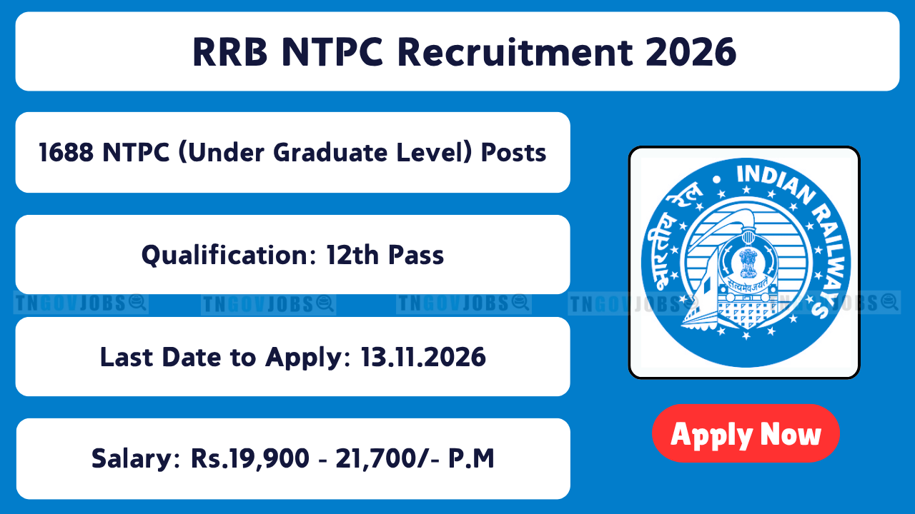 RRB NTPC Recruitment 2026