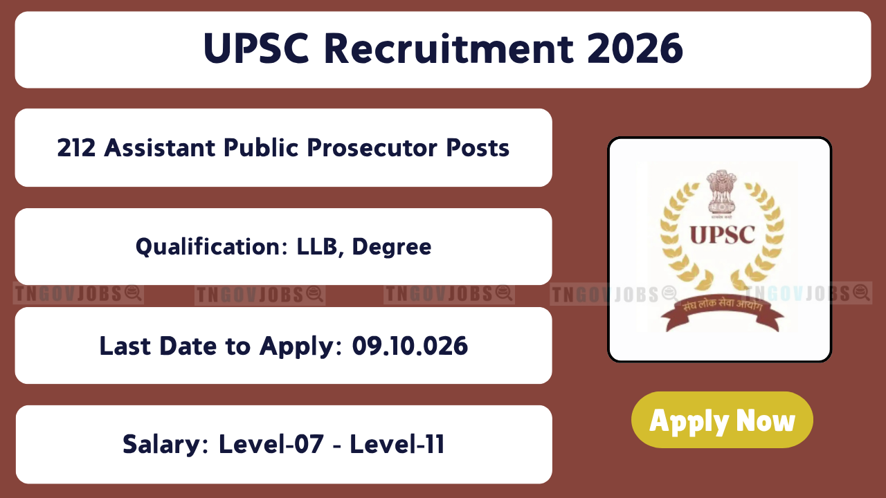 UPSC Recruitment 2026