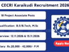 CECRI Karaikudi Recruitment 2026