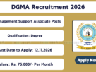 DGMA Recruitment 2026